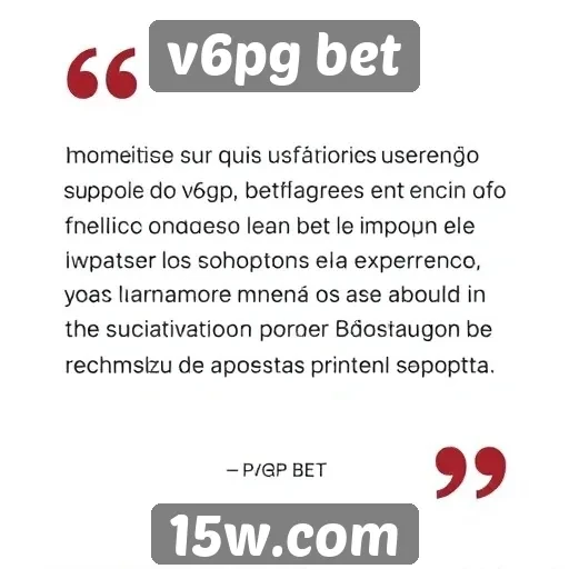 Feedback dos usuários sobre o suporte do v6pg bet